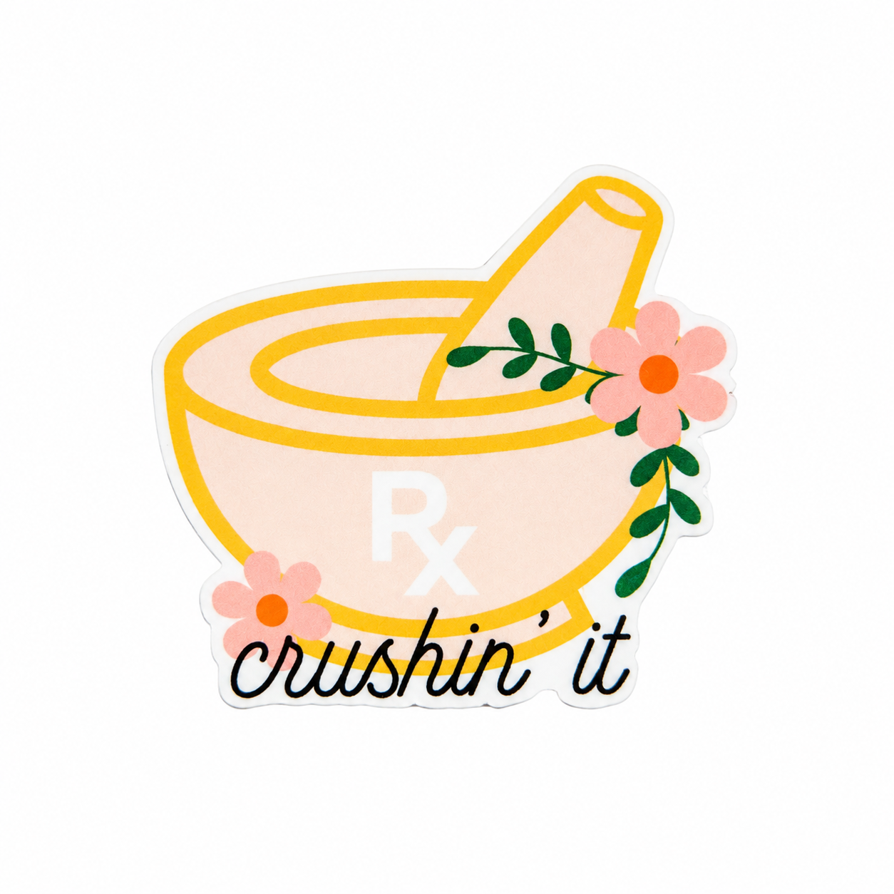 Rx Crushin' It | Plastic Add-On - BadgeSmith