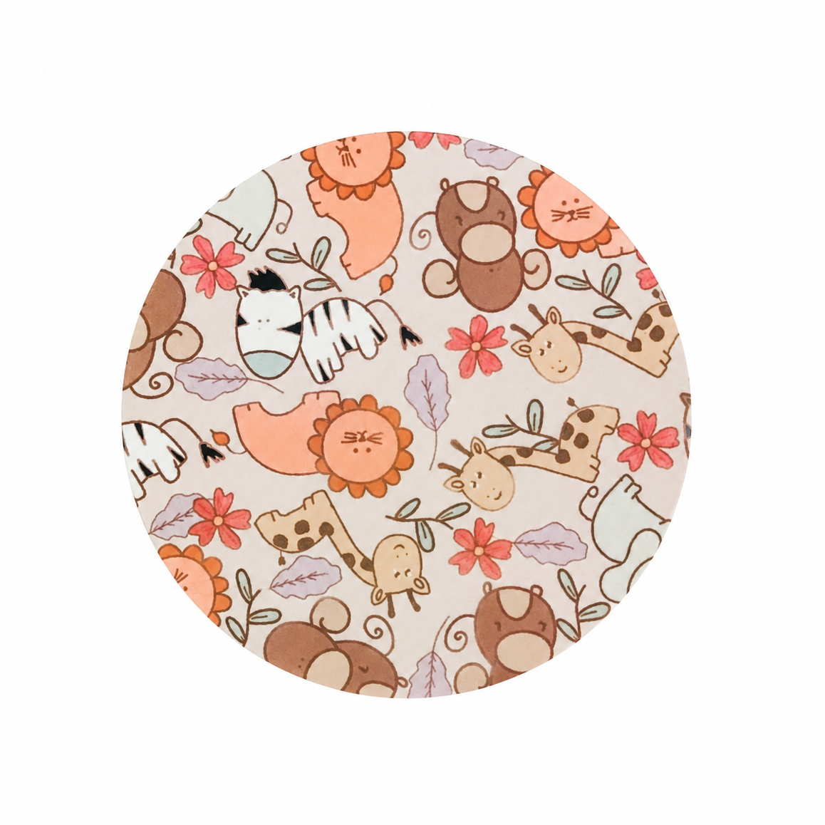 Safari Animal Pattern | Hard Board Add-On - BadgeSmith