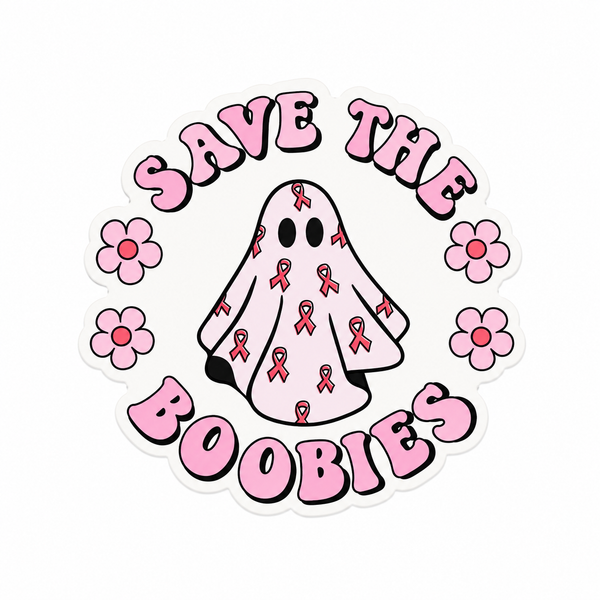 Save the Boobies | Plastic Add-On - BadgeSmith