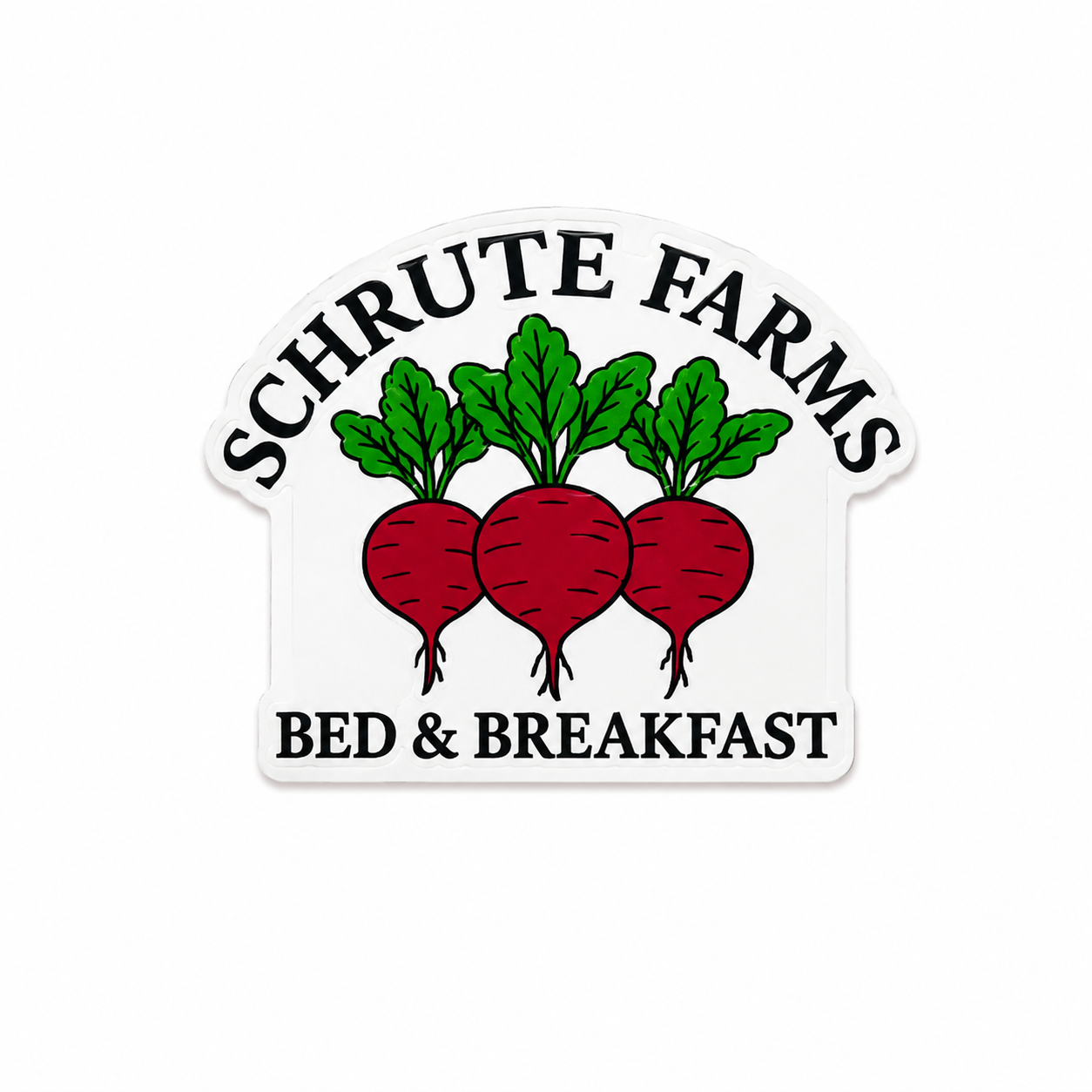 Schrute Farms Bed & Breakfast | Plastic Add-On - BadgeSmith