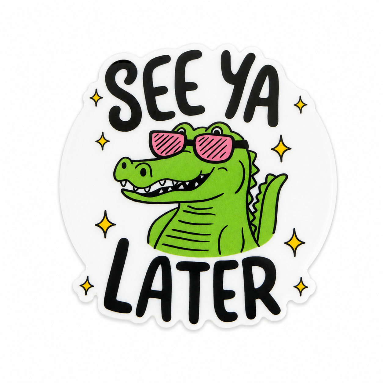See Ya Later Alligator | Plastic Add-On - BadgeSmith