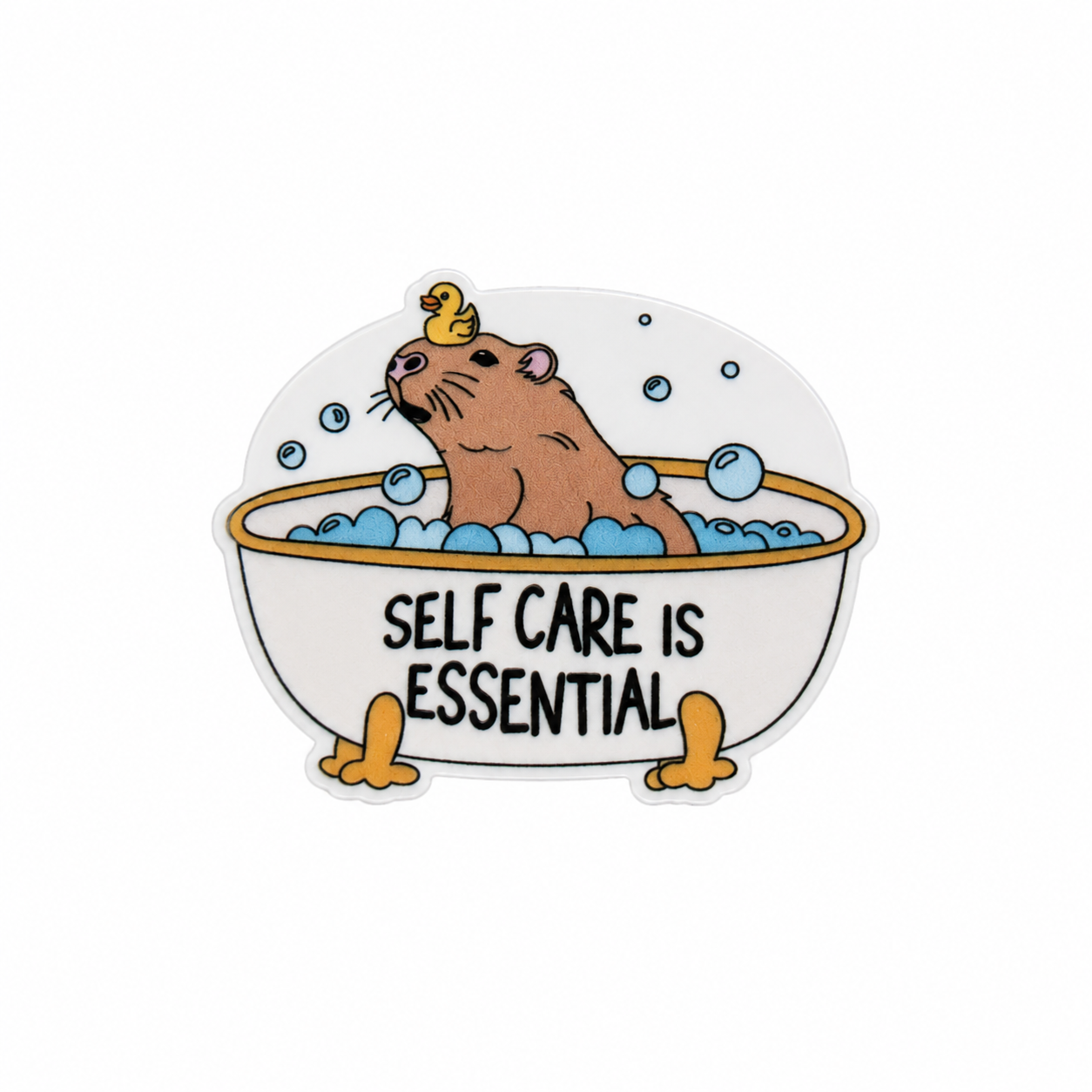 Self Care is Essential | Plastic Add-On - BadgeSmith