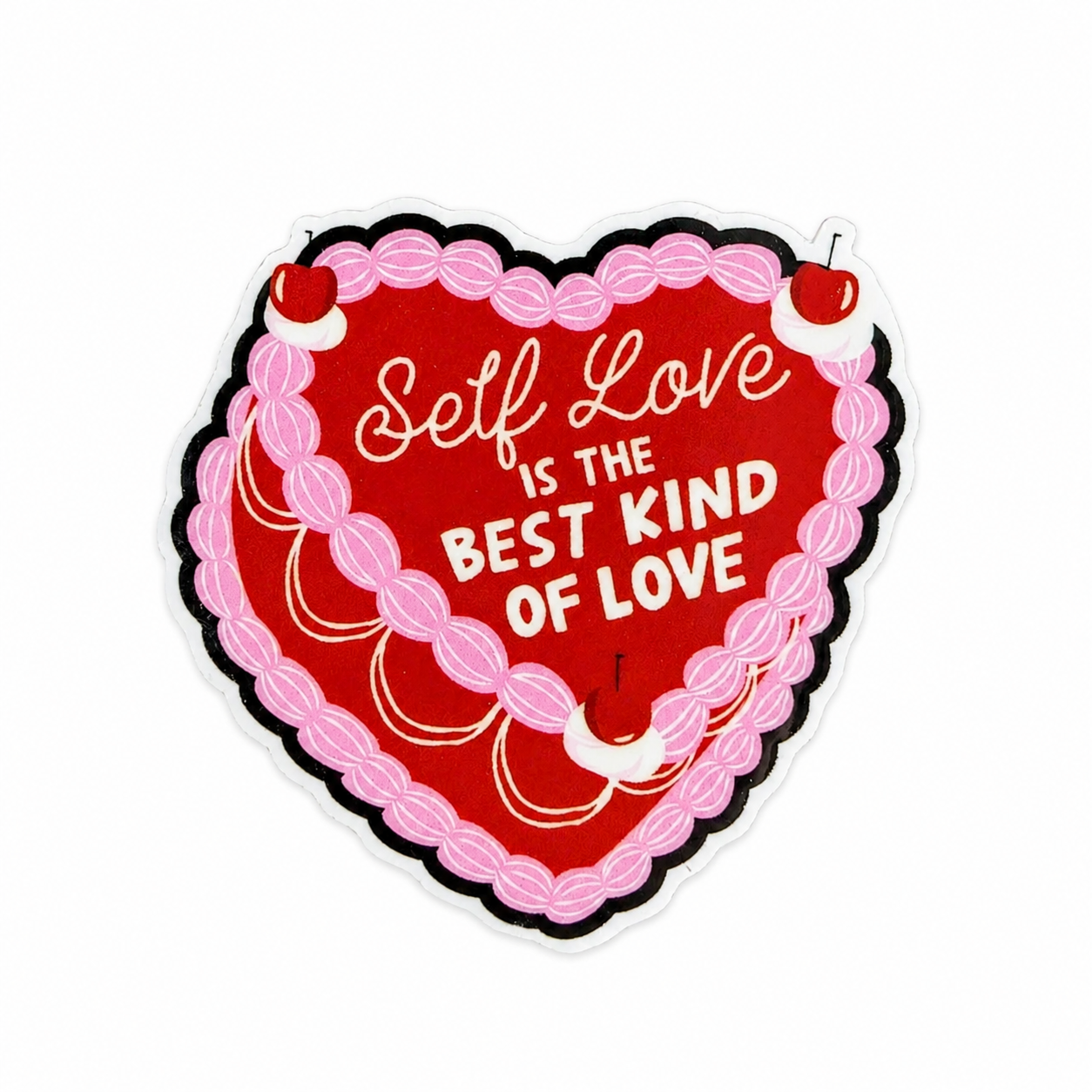 Self Love Is The Best Kind Of Love | Plastic Add-On - BadgeSmith