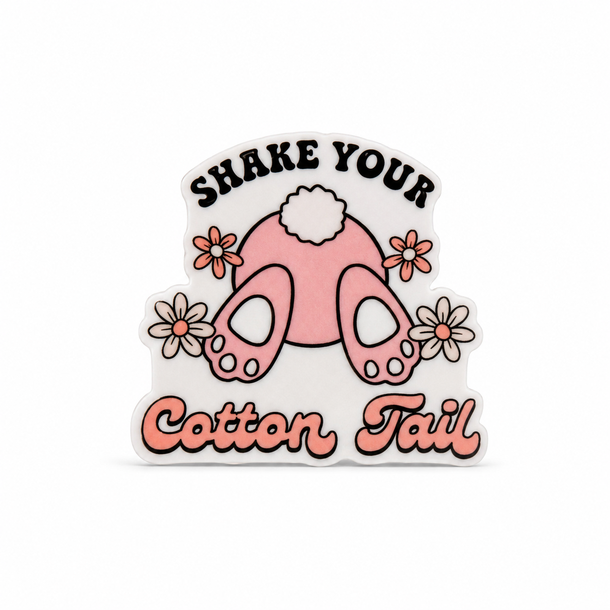 Shake Your Cotton Tail | Plastic Add-On - BadgeSmith
