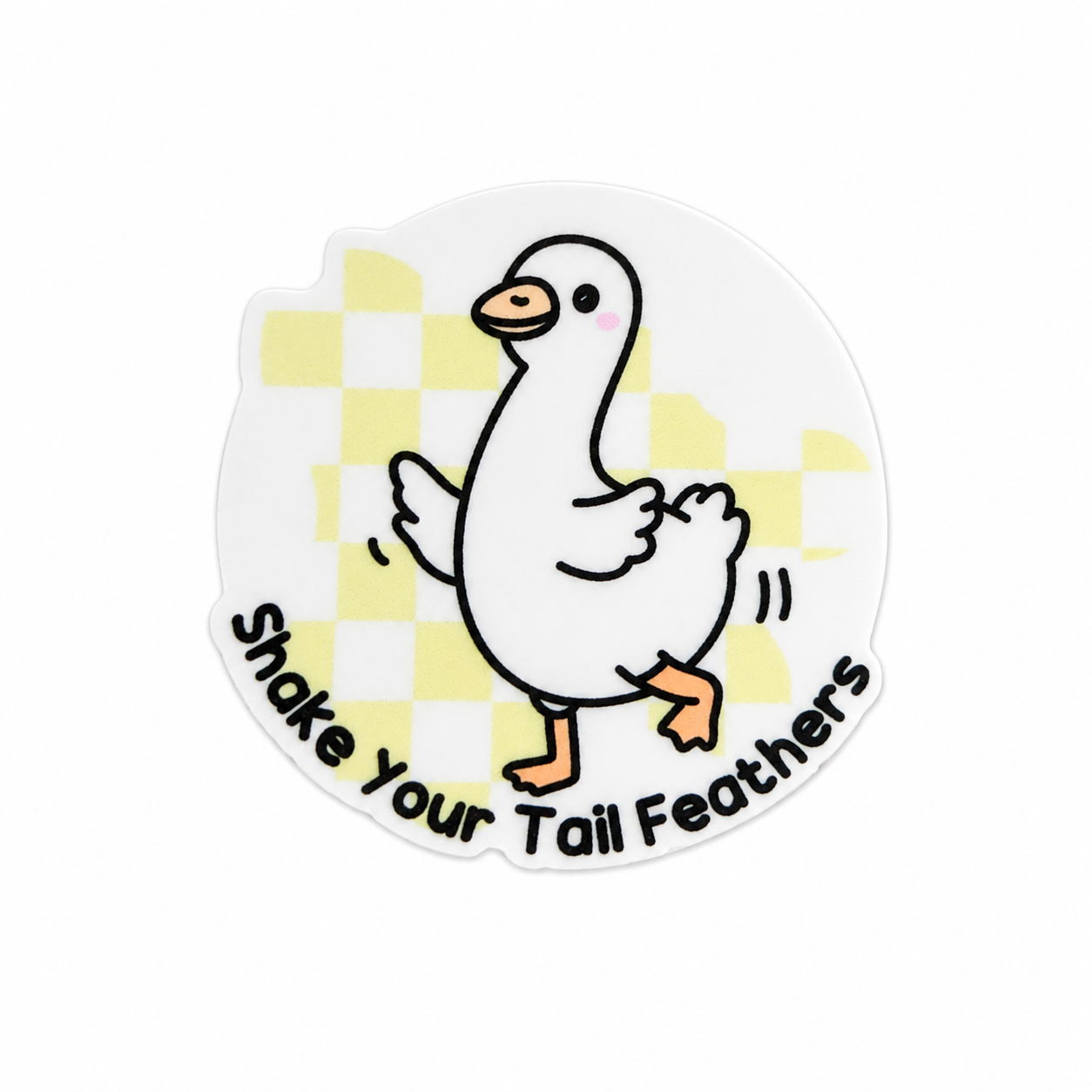 Shake Your Tail Feathers | Plastic Add-On - BadgeSmith