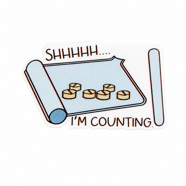 Shhh... I'm Counting | Plastic Add-On - BadgeSmith