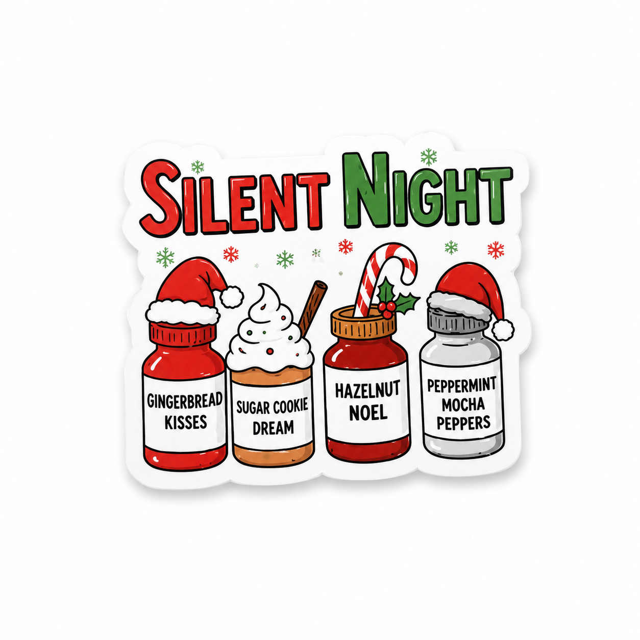 Silent Night | Plastic Add-On - BadgeSmith