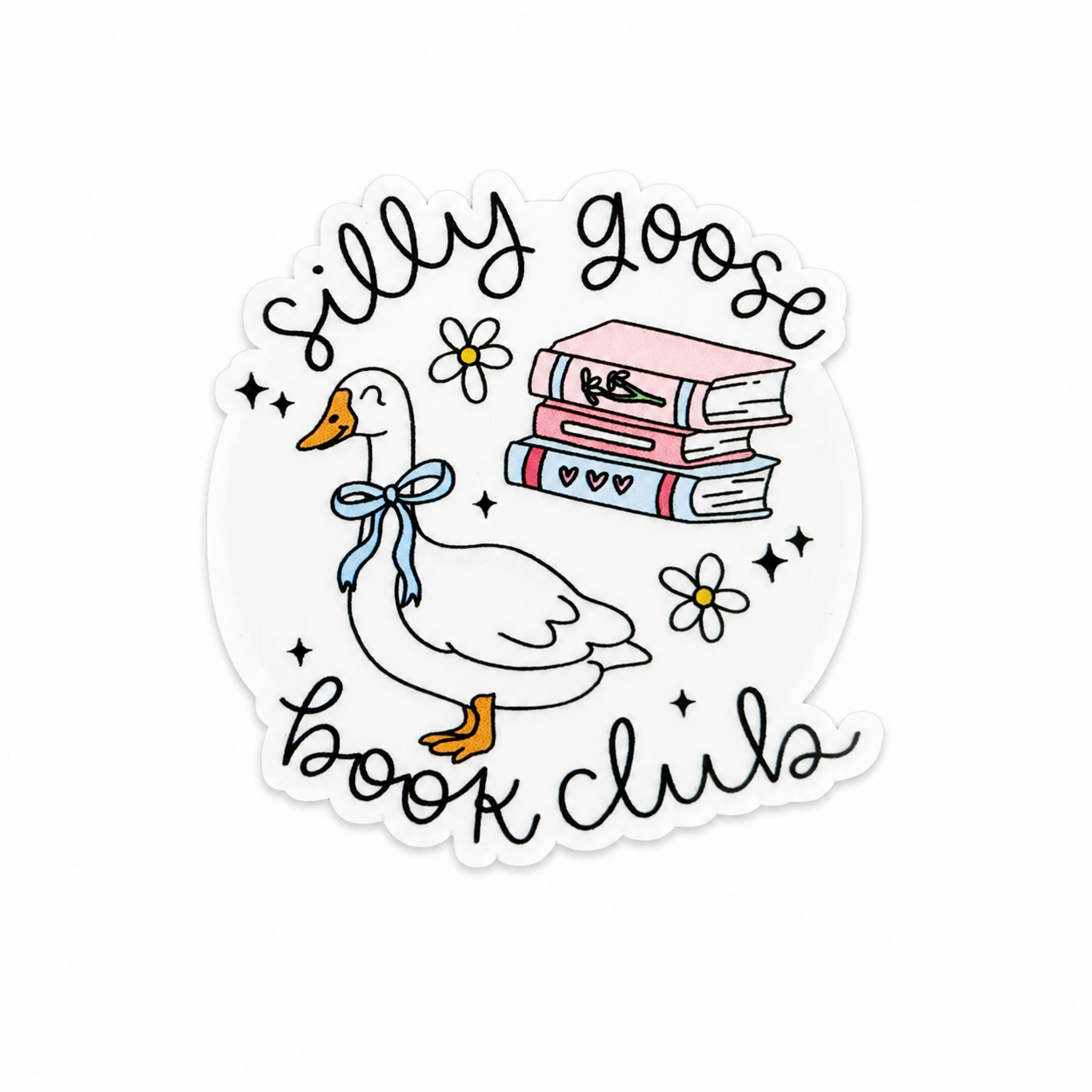 Silly Goose Book Club | Plastic Add-On - BadgeSmith
