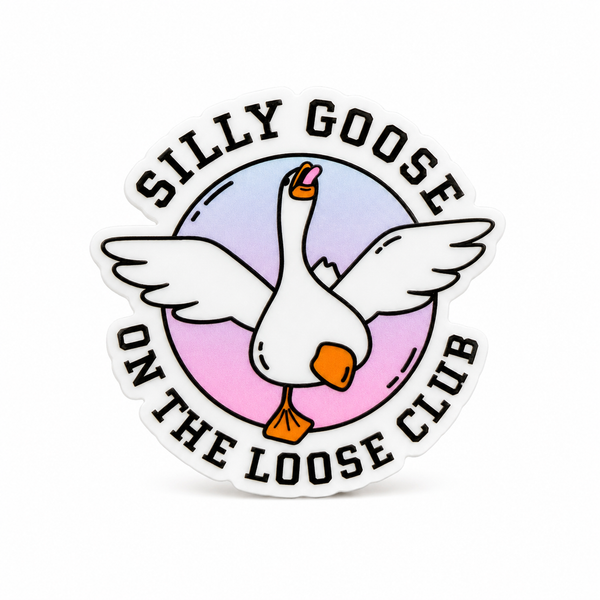Silly Goose On the Club | Plastic Add-On - BadgeSmith