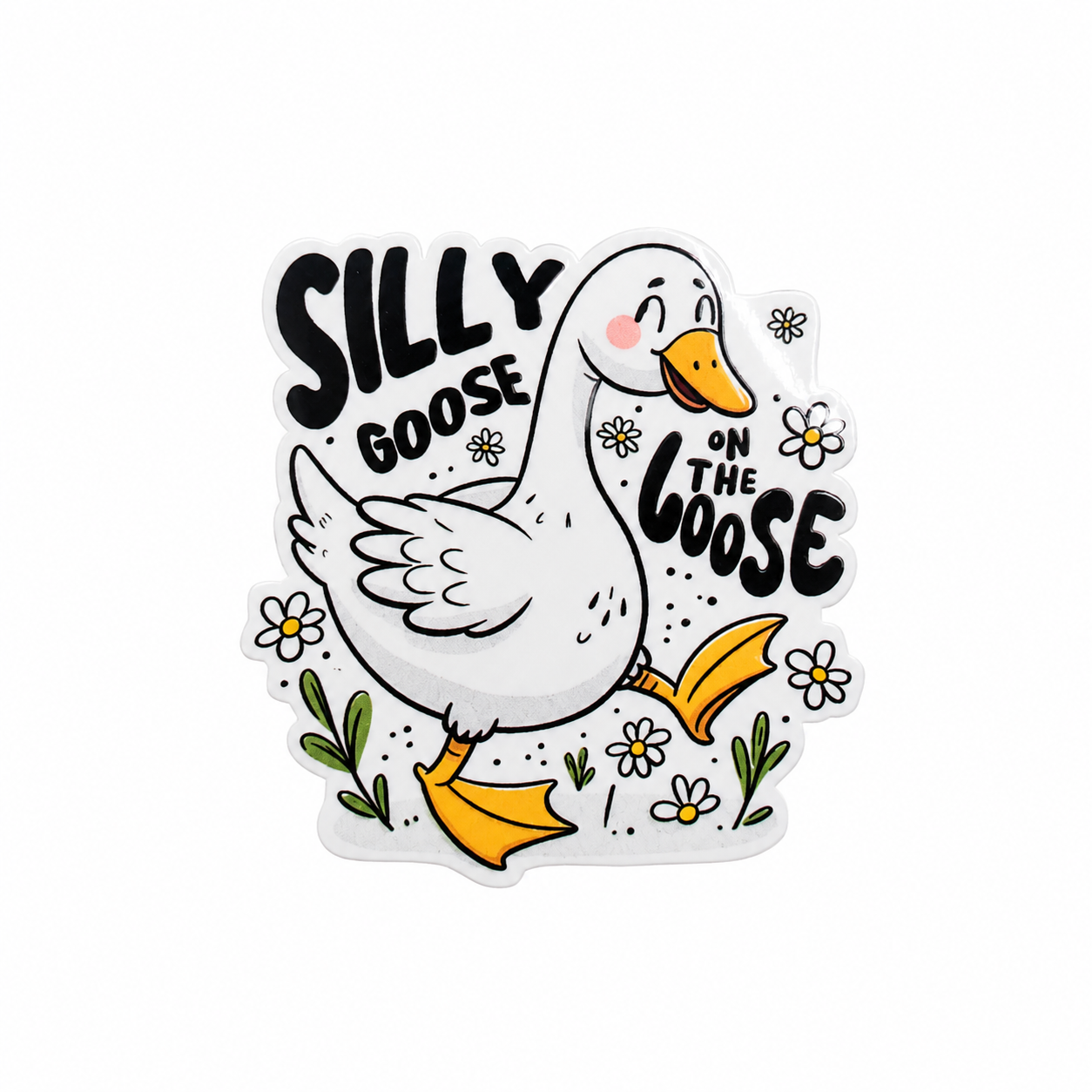 Silly Goose On The Loose | Plastic Add-On - BadgeSmith