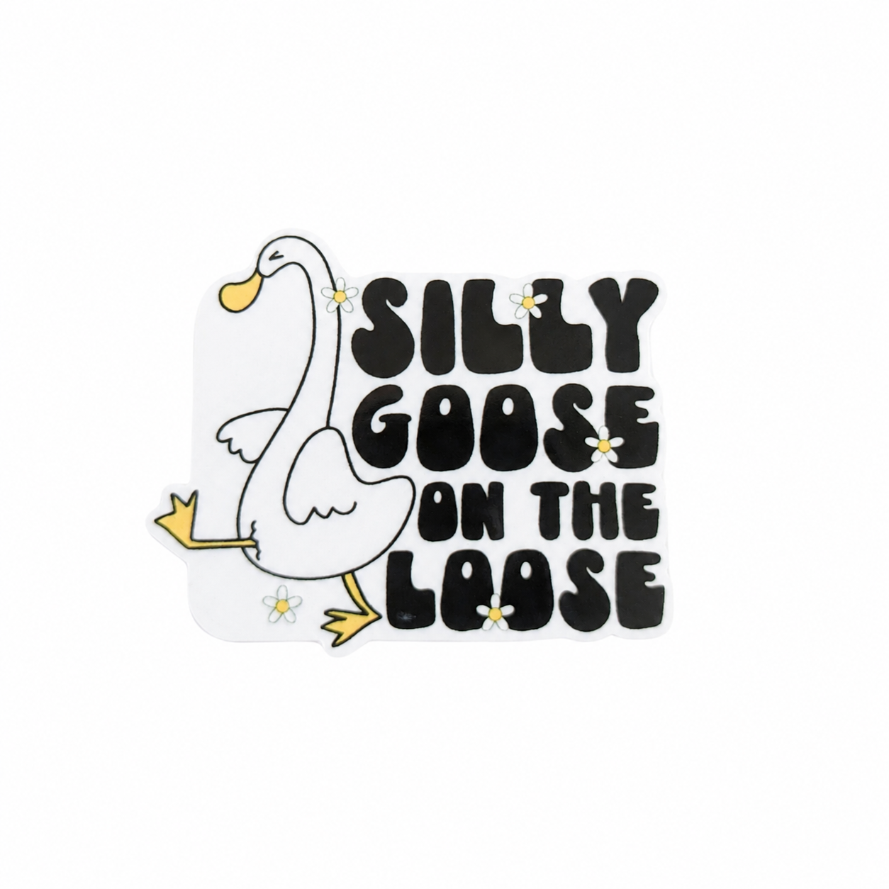 Silly Goose On The Loose | Plastic Add-On - BadgeSmith
