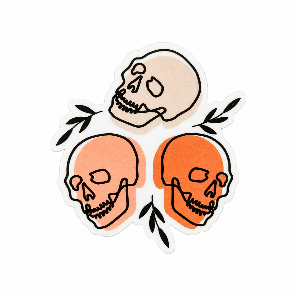 Skeleton Boho | Plastic Add-On - BadgeSmith