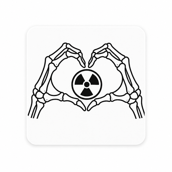 Skeleton Hands Radiology | Plastic Add-On - BadgeSmith