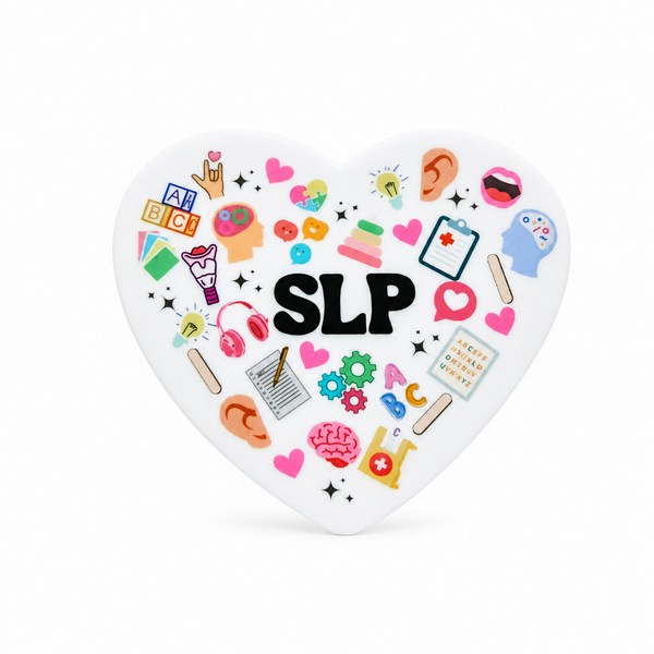 SLP - Speech Language | Plastic Add-On - BadgeSmith