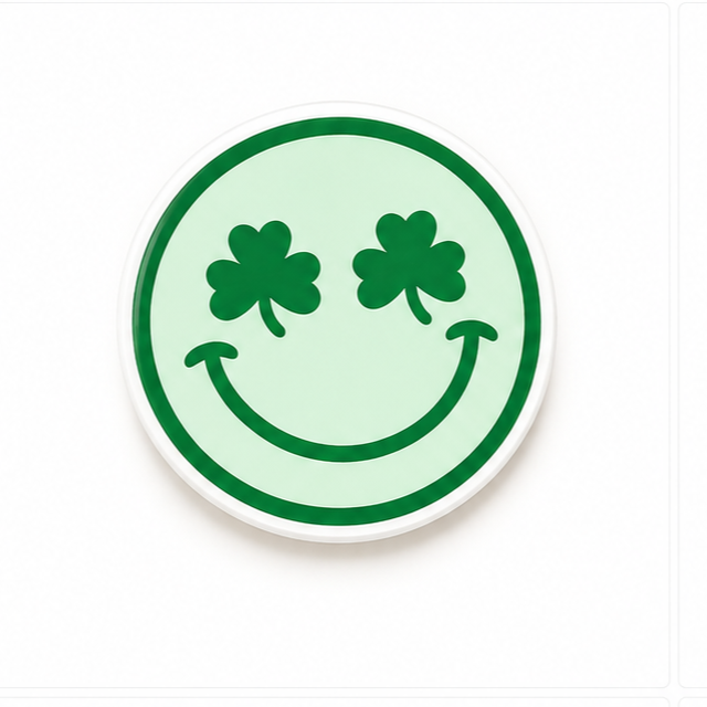 Smile - St. Patrick's Day | Plastic Add-On - BadgeSmith