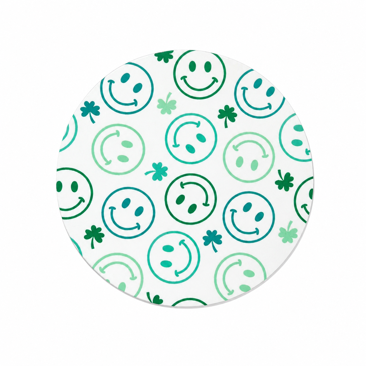 Smile Shamrock | Hard Board Add-On - BadgeSmith