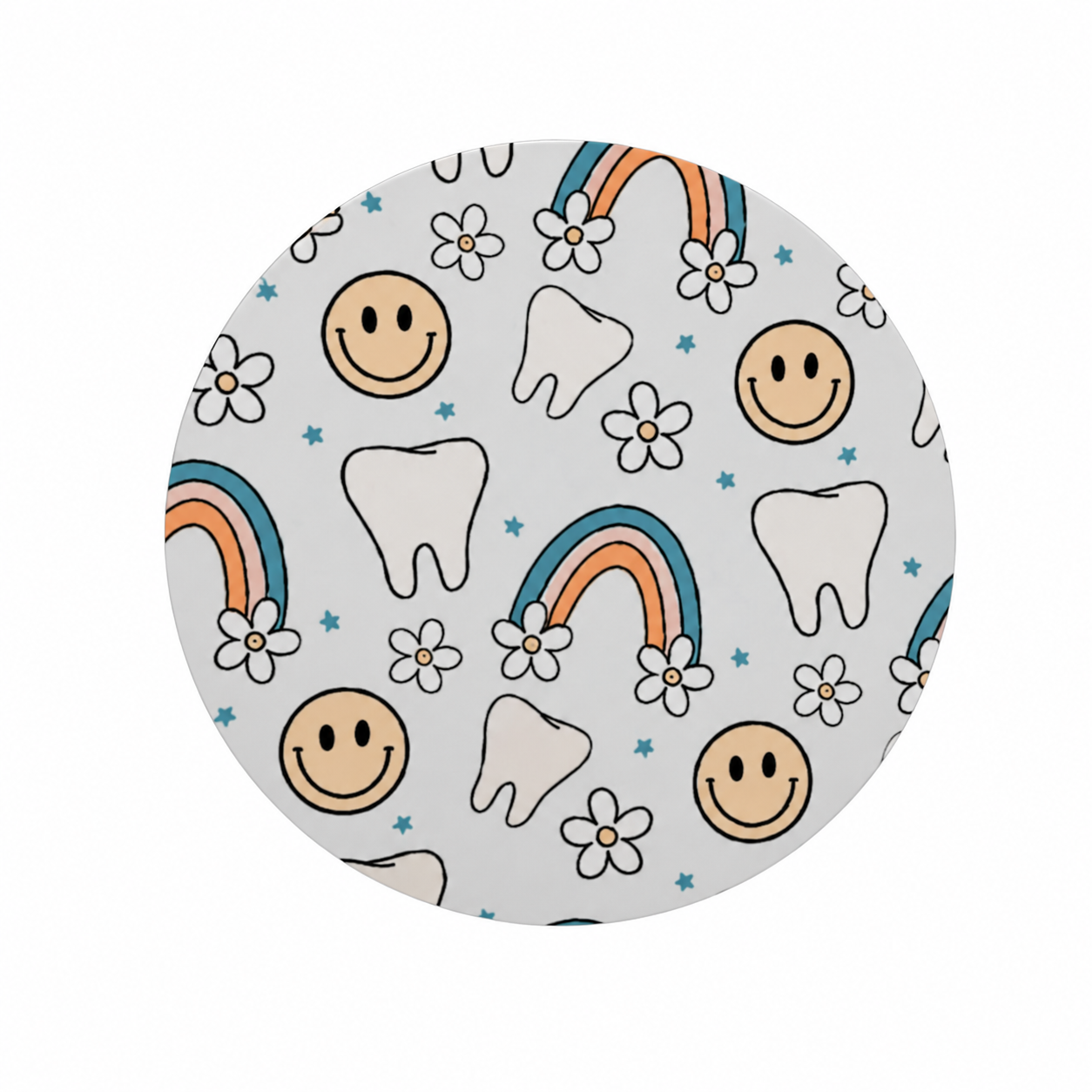 Smiley Teeth | Hard Board Add-On - BadgeSmith