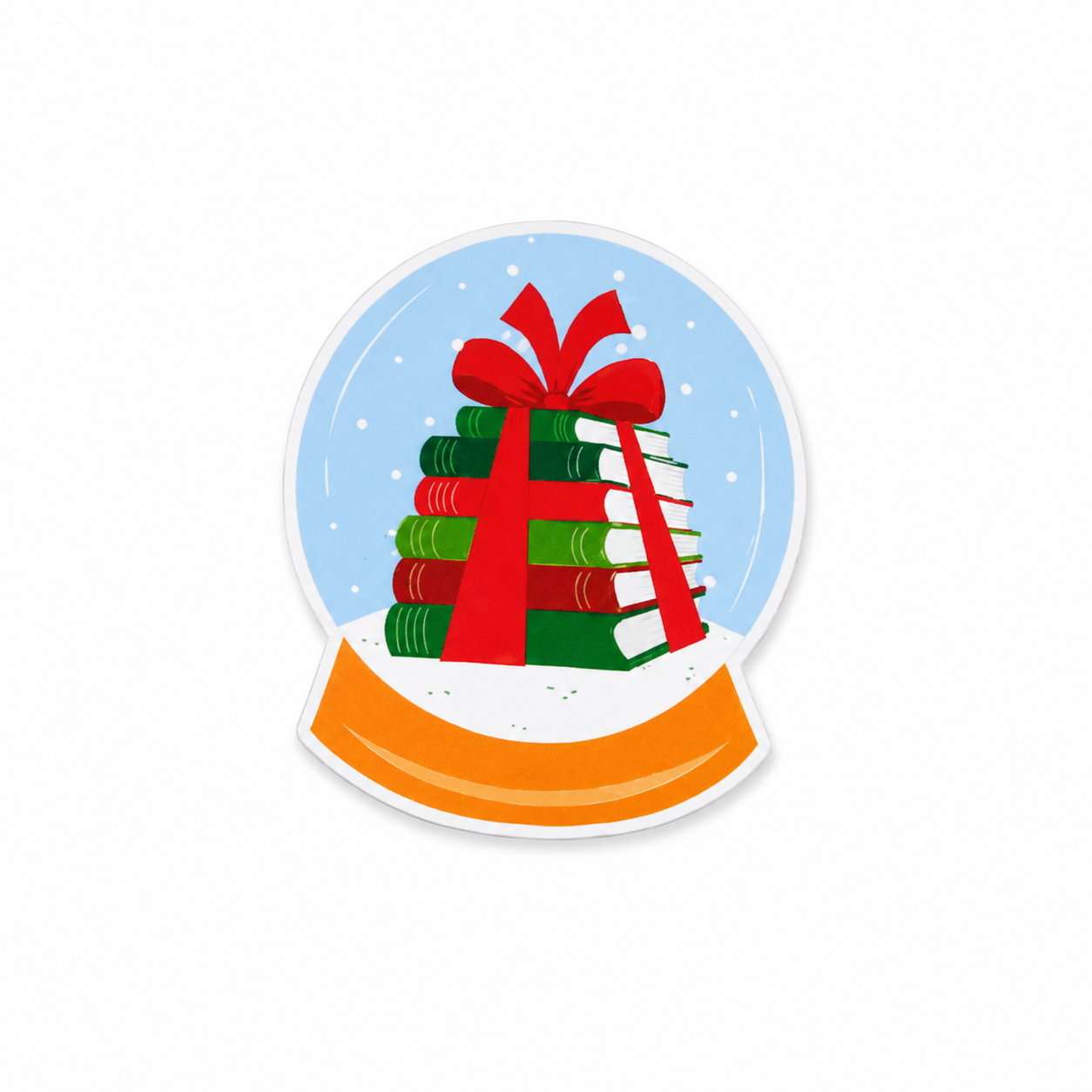 Book Snow Globe | Plastic Add-On - BadgeSmith