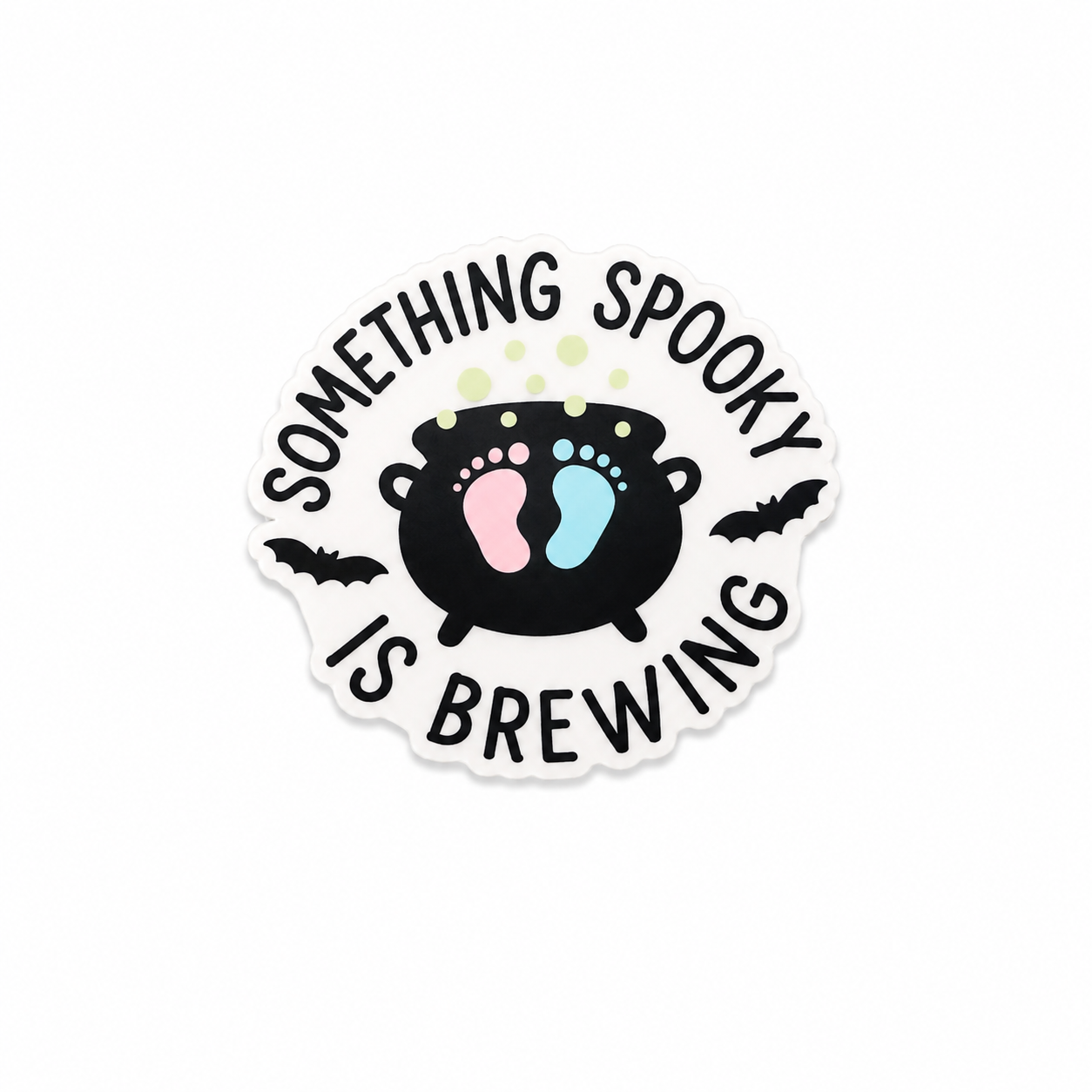 Something Spooky is Brewing | Plastic Add-On - BadgeSmith