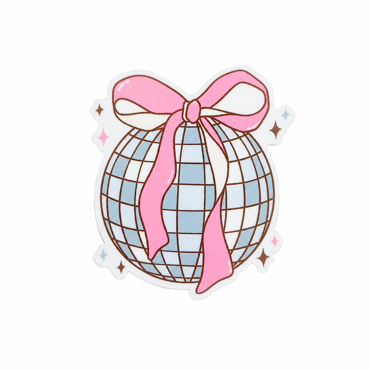 Sparkly Disco Ball | Plastic Add-On - BadgeSmith