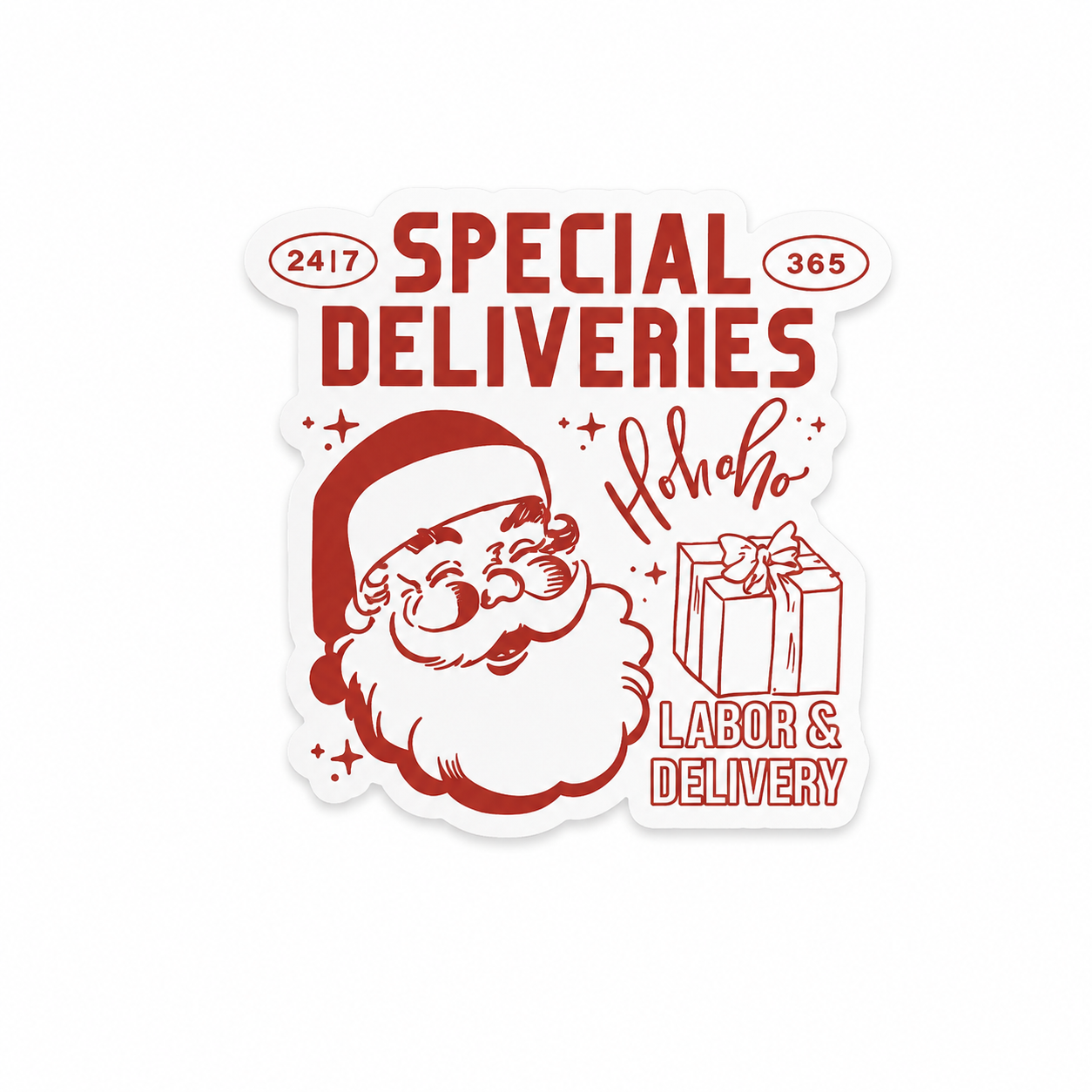 Special Deliveries, OBGYN Christmas | Plastic Add-On - BadgeSmith