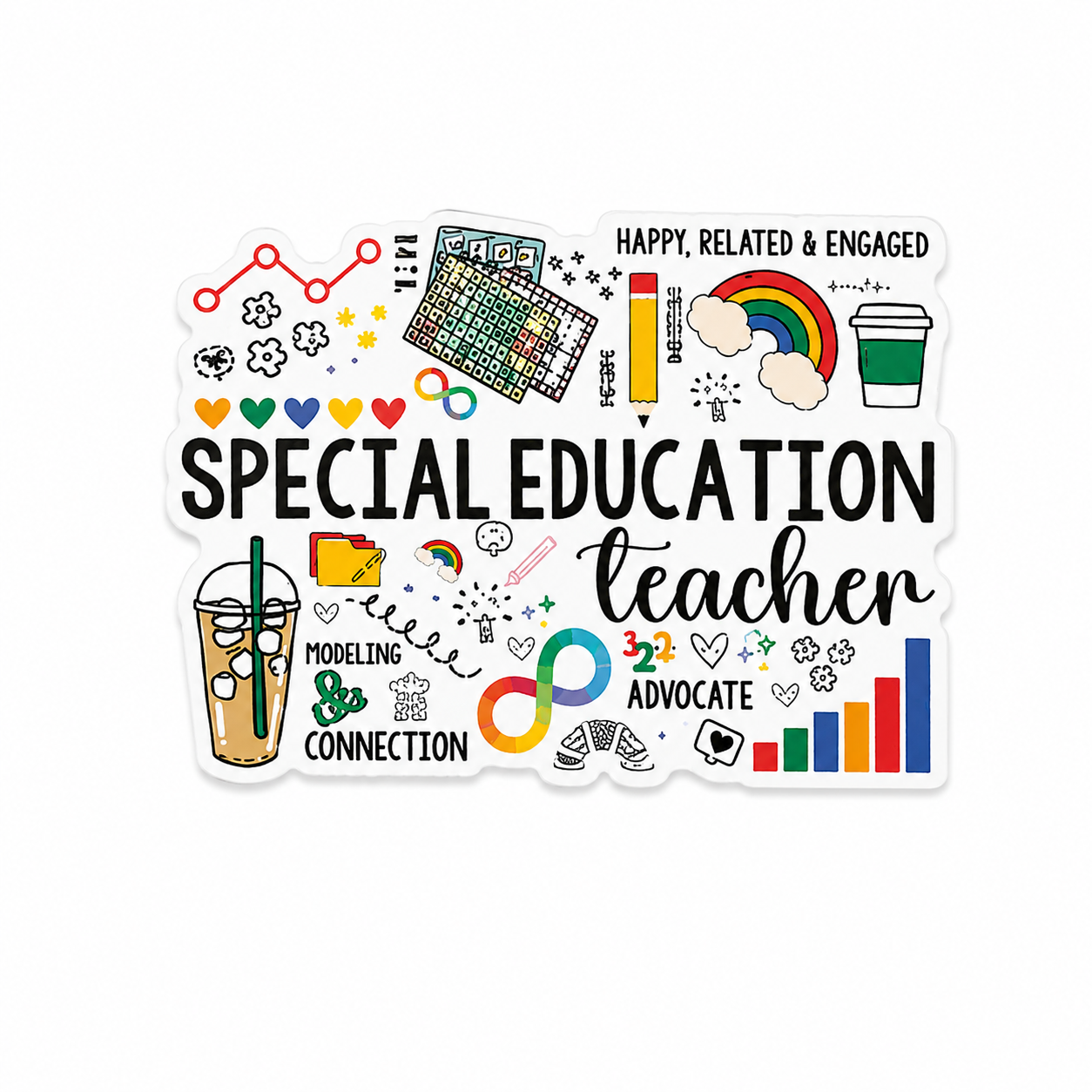 Special Education Teacher | Plastic Add-On - BadgeSmith