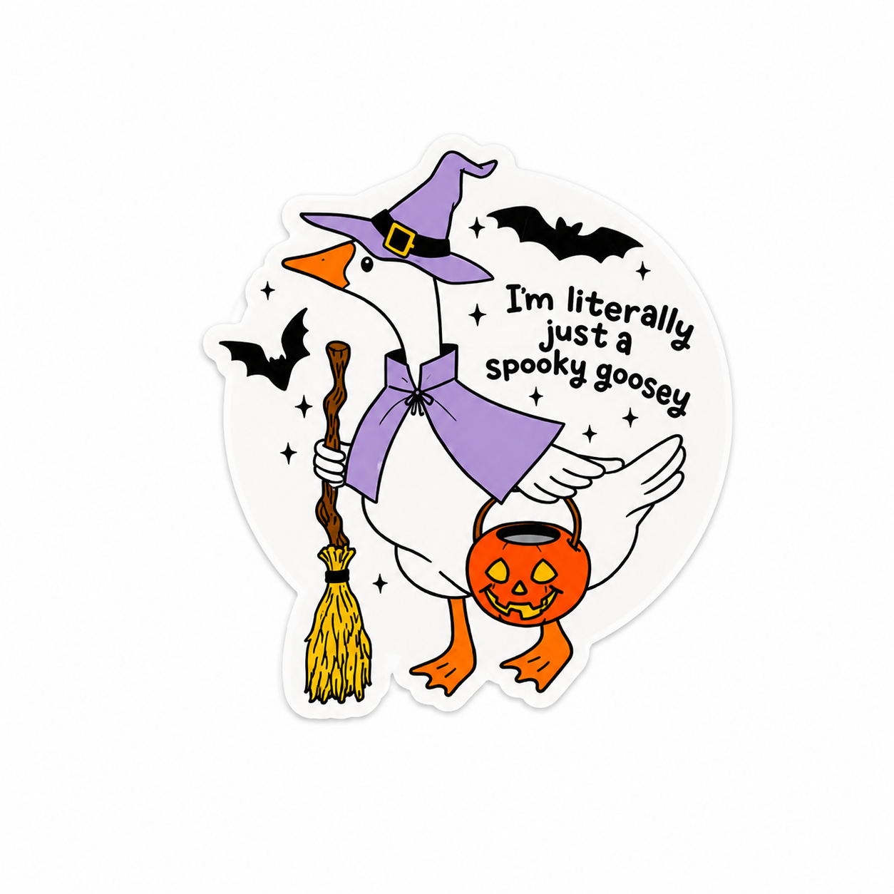 Spooky Goose | Plastic Add-On - BadgeSmith