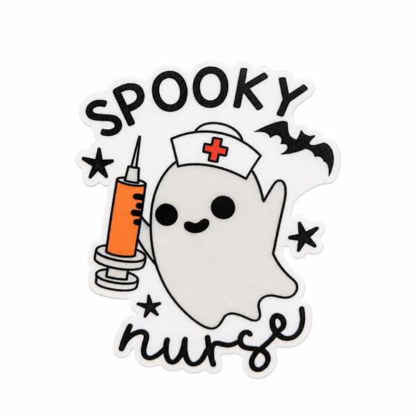 Spooky Nurse | Plastic Add-On - BadgeSmith