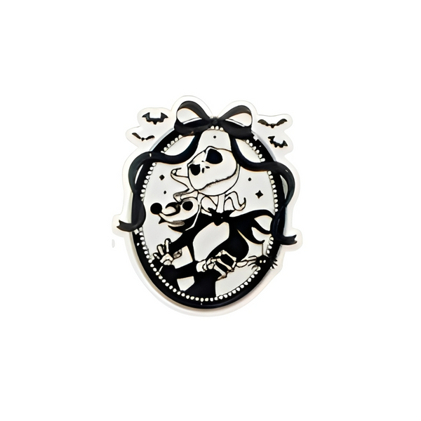 Jack Skeleton Halloween | Plastic Add-On - BadgeSmith