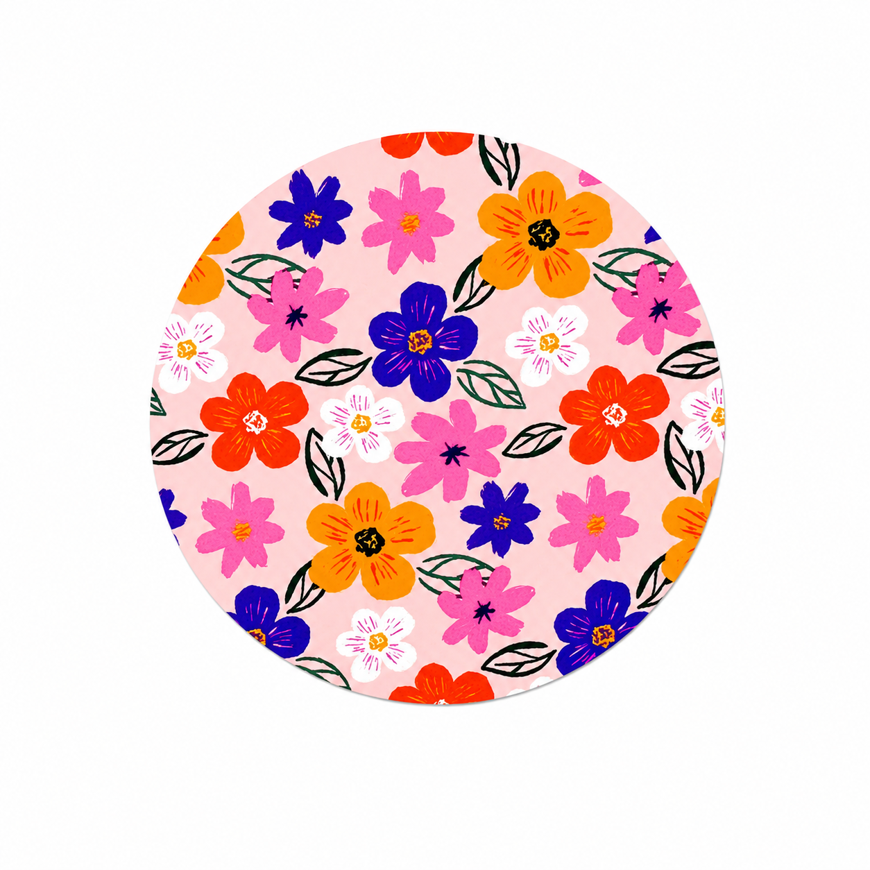 Spring Floral | Hard Board Add-On - BadgeSmith