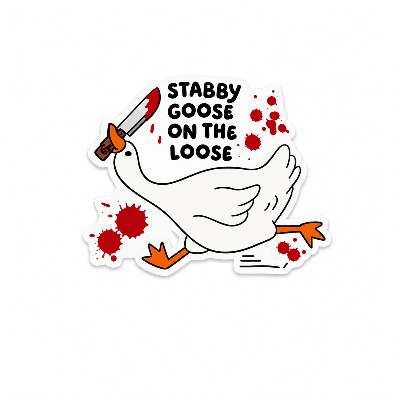 Stabby Goose | Plastic Add-On - BadgeSmith