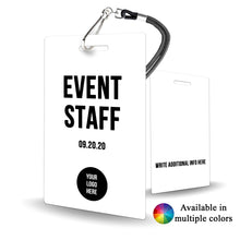 Load image into Gallery viewer, Staff Badge for Conference or Event ID Card - BadgeSmith
