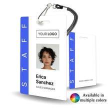Load image into Gallery viewer, Staff Photo ID Badge - Personalized Design - BadgeSmith
