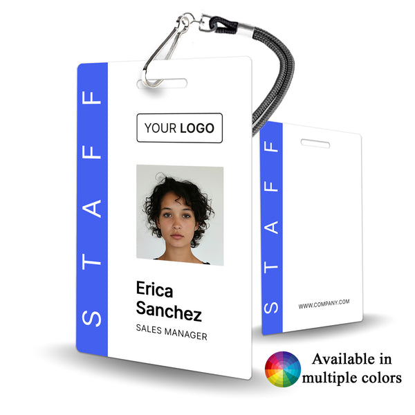 Staff Photo ID Badge - Personalized Design - BadgeSmith