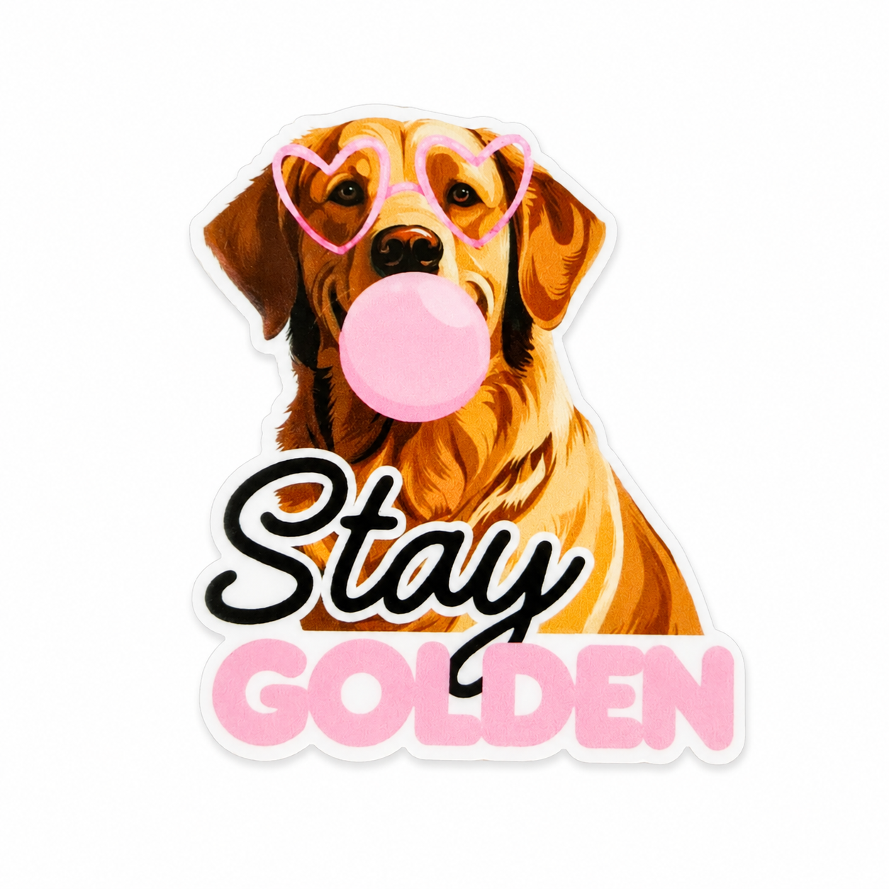 Stay Golden | Plastic Add-On - BadgeSmith