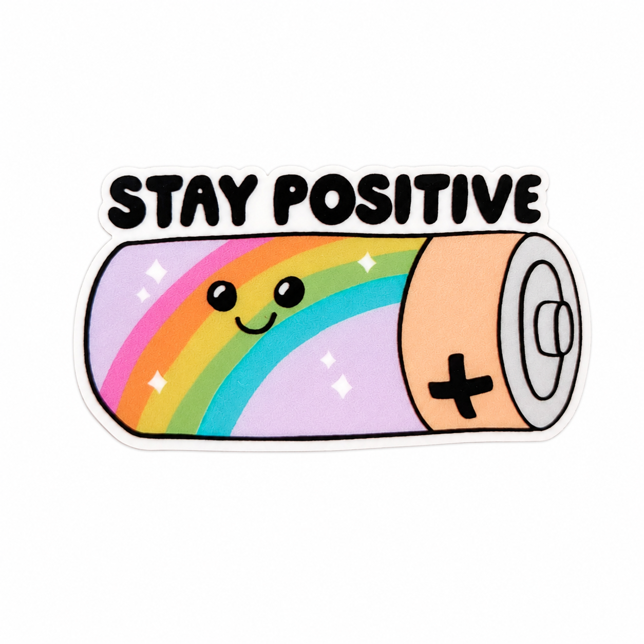 Stay Positive | Plastic Add-On - BadgeSmith