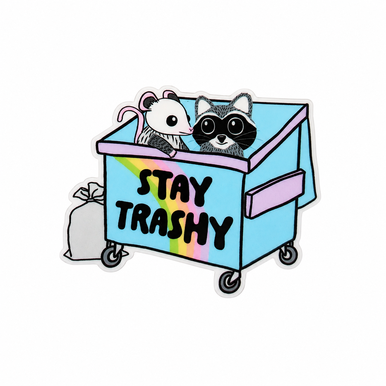 Stay Trashy | Plastic Add-On - BadgeSmith