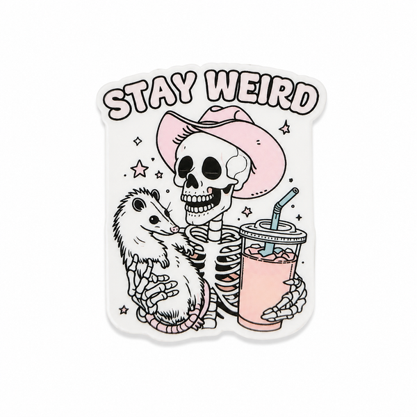 Stay Weird | Plastic Add-On - BadgeSmith