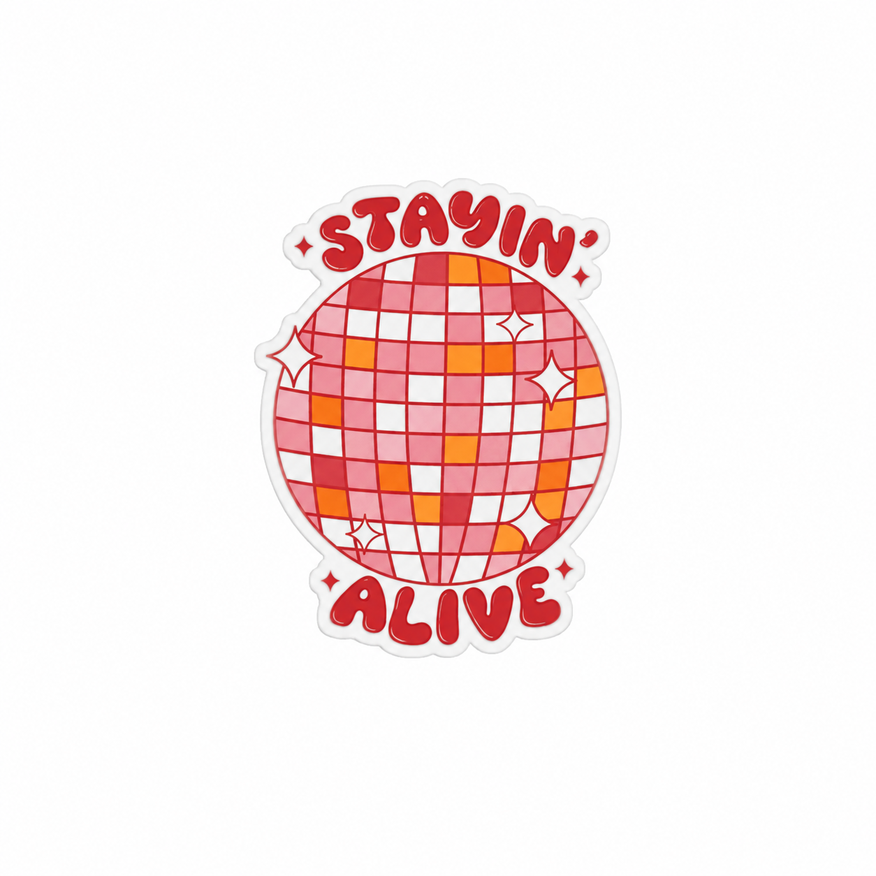 Stayin' Alive | Plastic Add-On - BadgeSmith
