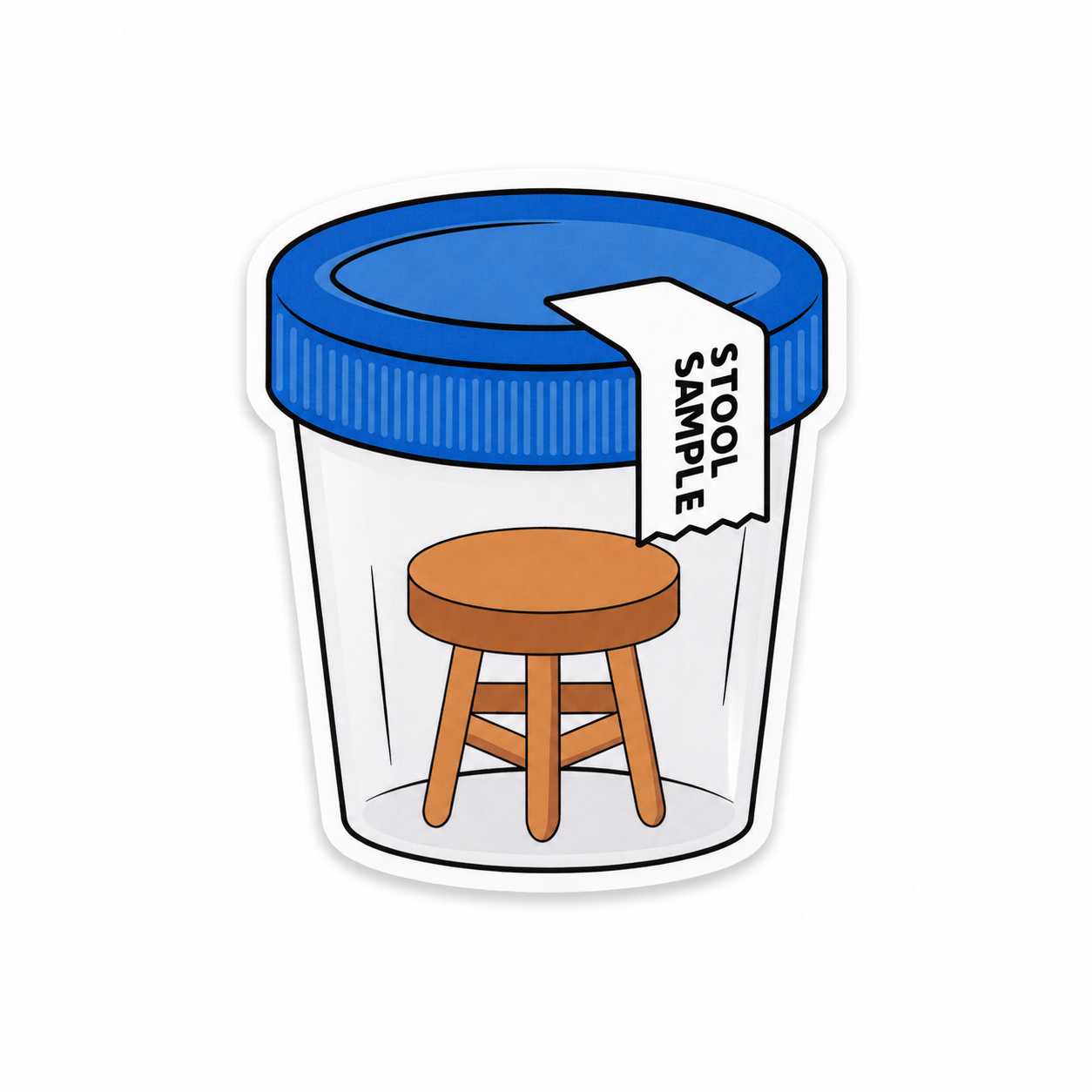 Stool Sample | Plastic Add-On - BadgeSmith