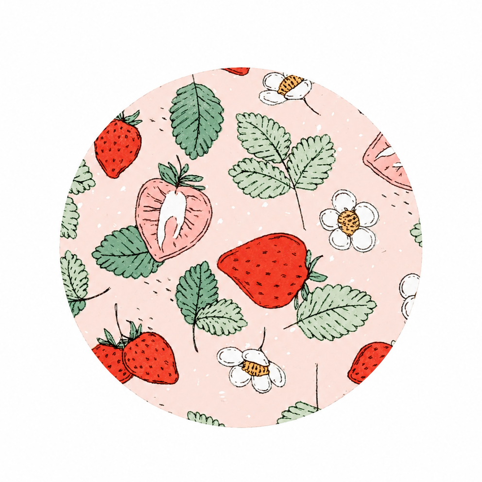Strawberry Fields | Hard Board Add-On - BadgeSmith