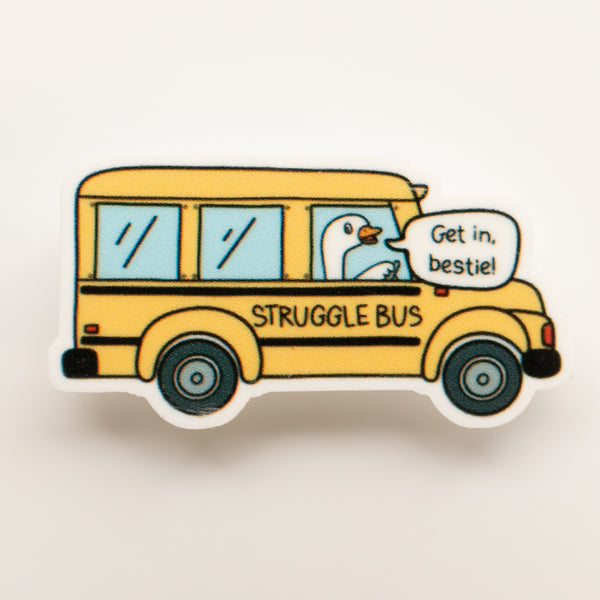Struggle Bus Badge Charm - BadgeSmith