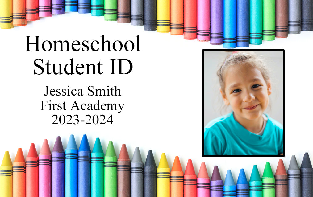 Homeschool Student ID Card BadgeSmith Homeschool student id card badgesmith