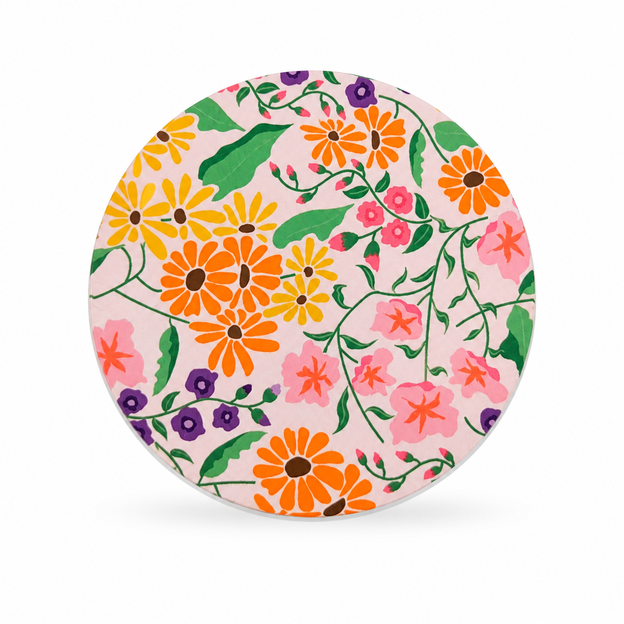 Spring Floral Bouquet | Hard Board Add-On - BadgeSmith