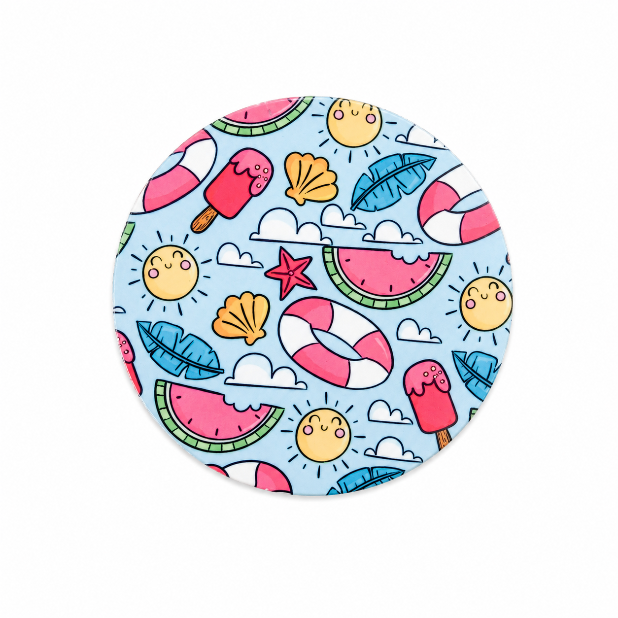 Summer Fun | Hard Board Add-On - BadgeSmith