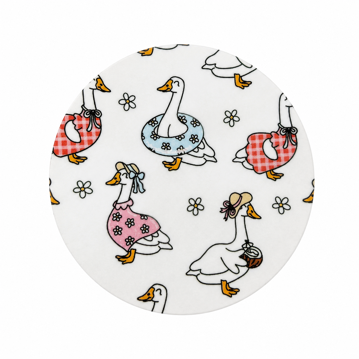 Summer Geese | Hard Board Add-On - BadgeSmith