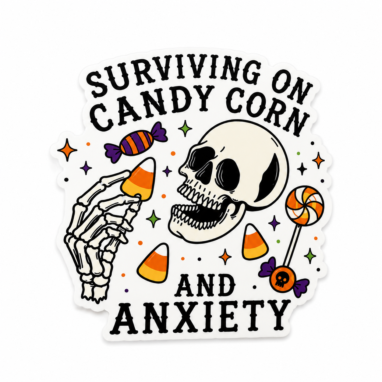 Surviving On Candy Corn and Anxiety | Plastic Add-On - BadgeSmith