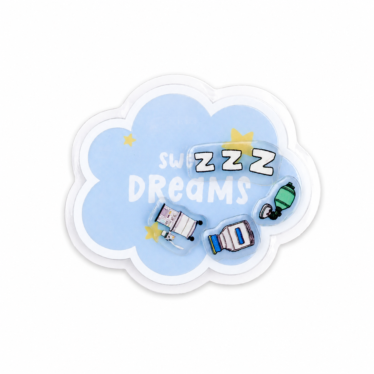 Sweet Dreams | Plastic Shaker Add-On - BadgeSmith