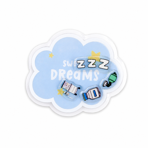 Sweet Dreams | Plastic Shaker Add-On - BadgeSmith