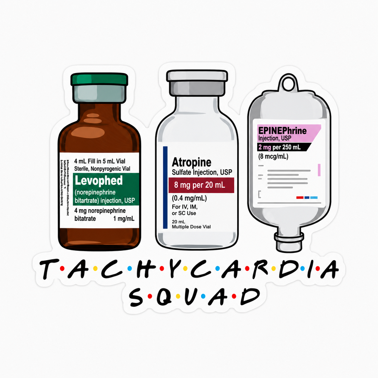 TachyCardia Squad | Plastic Add-On - BadgeSmith